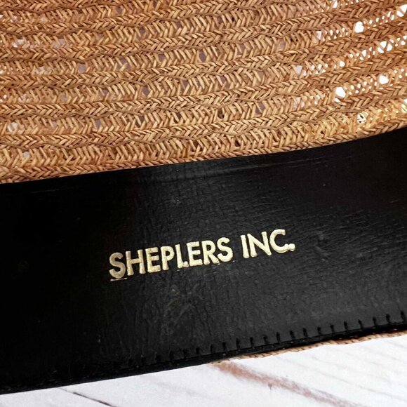 Sheplers Inc Tan Western Cowboy Straw Hat One Size - Picture 10 of 11